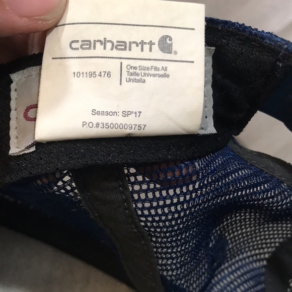 Carhartt Blue Faded SnapBack Trucker Hat - Picture 9 of 9